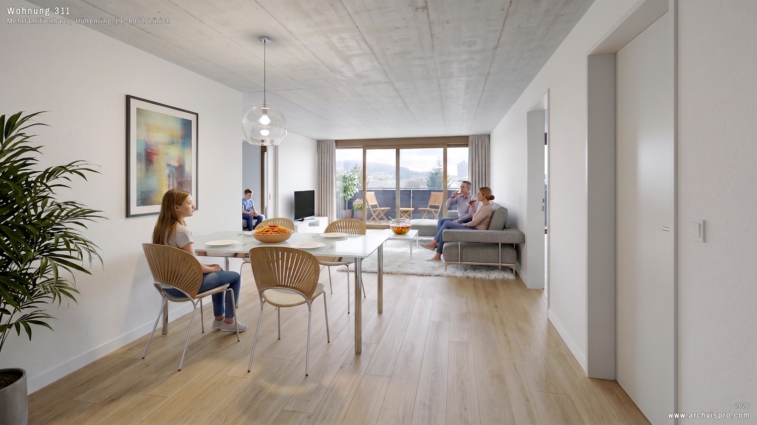 3 ½ rooms apartment