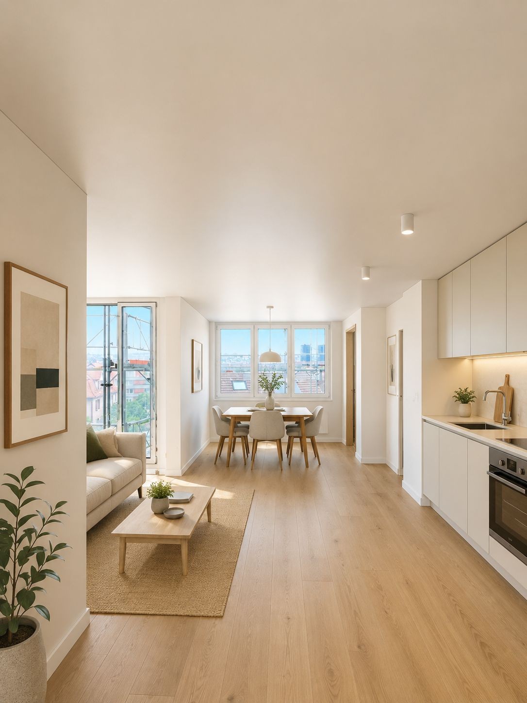 1 ½ rooms apartment