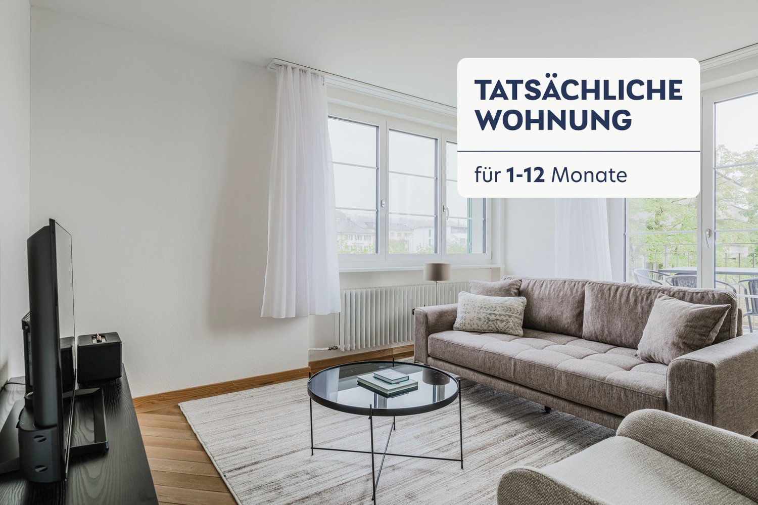 2 rooms furnished flat