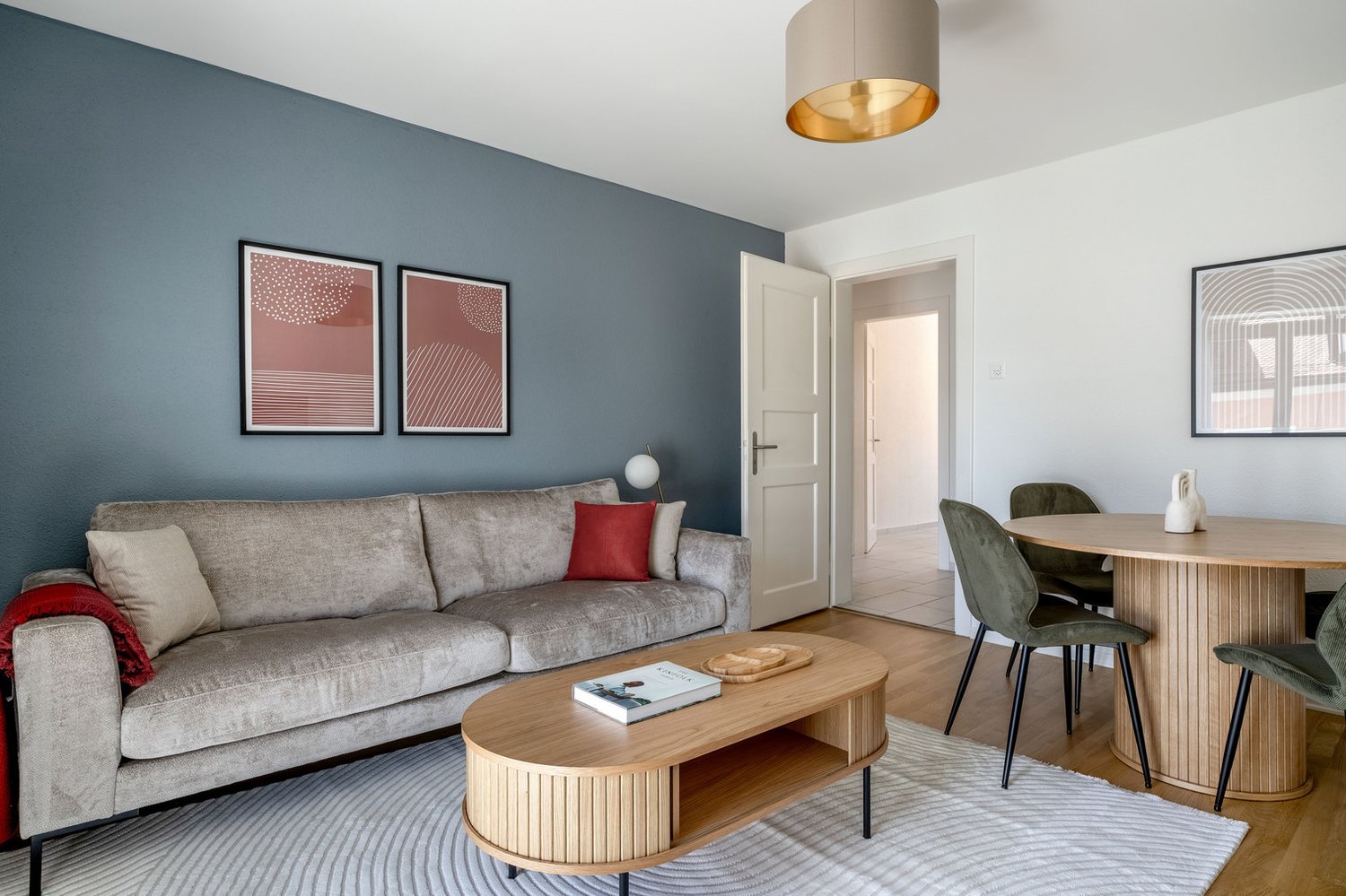 3 ½ rooms furnished flat