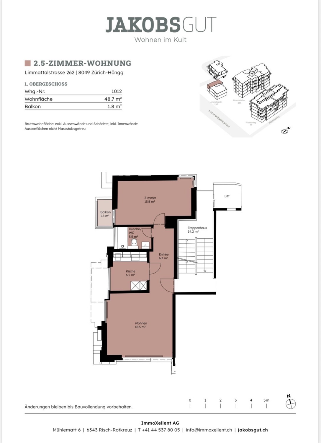2 ½ rooms apartment