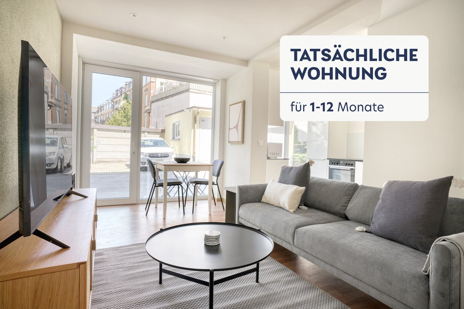 2 ½ pièces appartement meublé