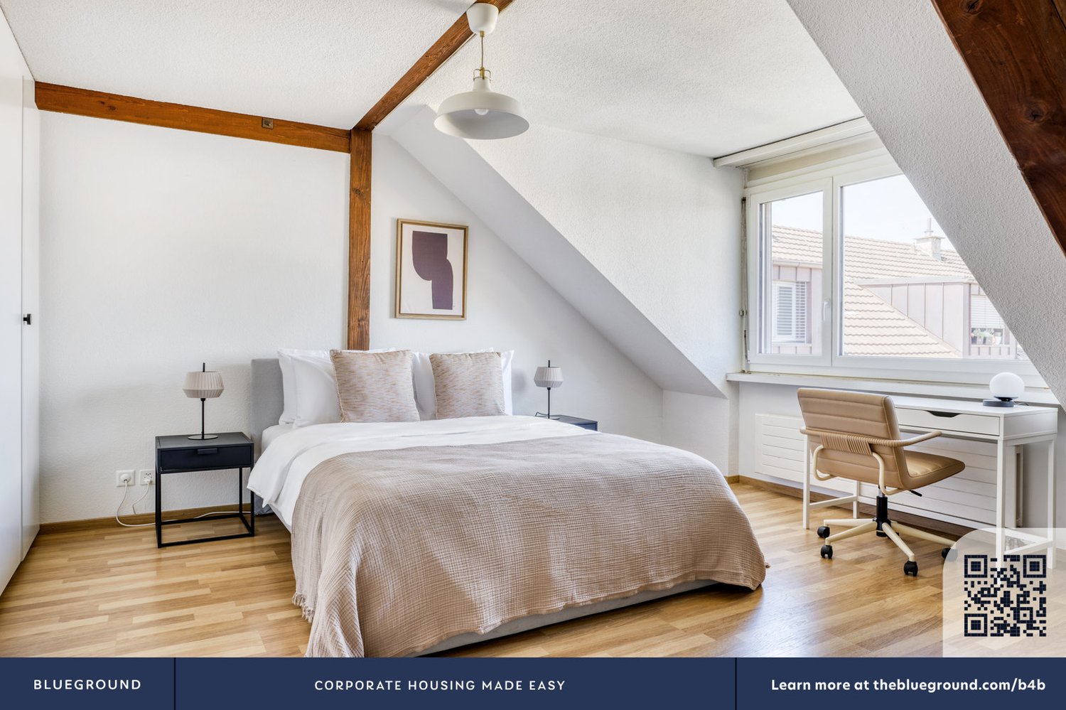 2 ½ rooms furnished flat