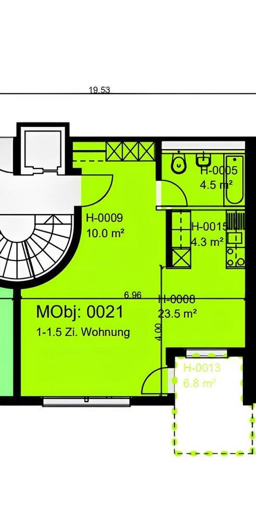 Appartement de 1 ½ pièces