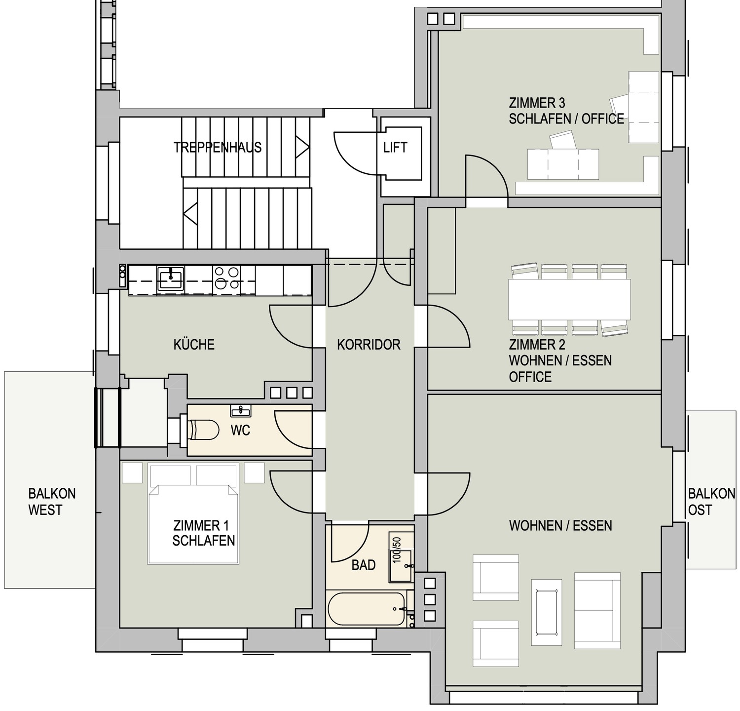 4 ½ rooms apartment
