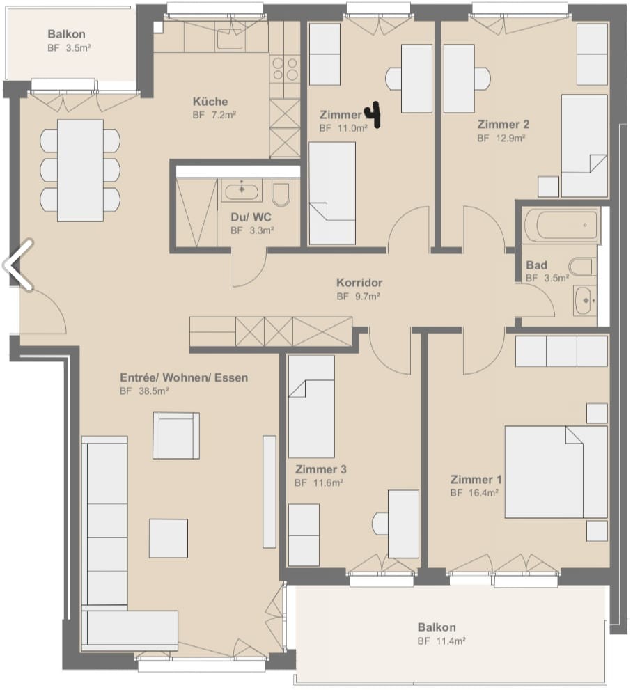Room in a shared flat