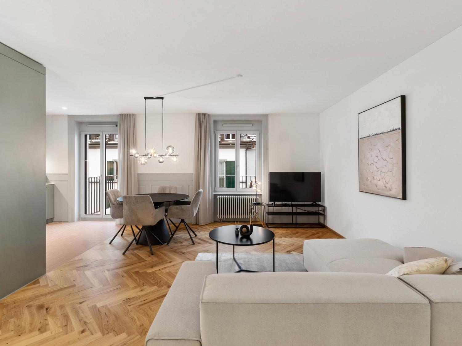2 ½ rooms furnished flat