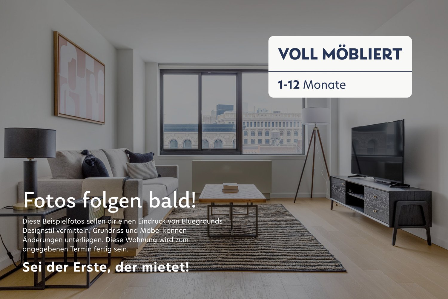 2 ½ rooms furnished flat