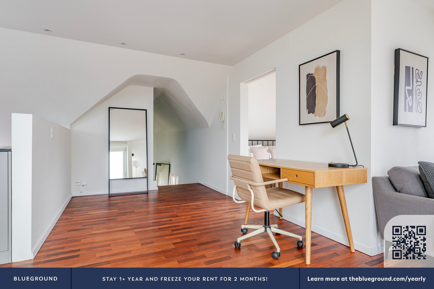 3 ½ rooms furnished flat