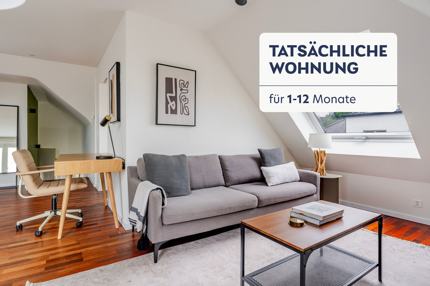 3 ½ rooms furnished flat