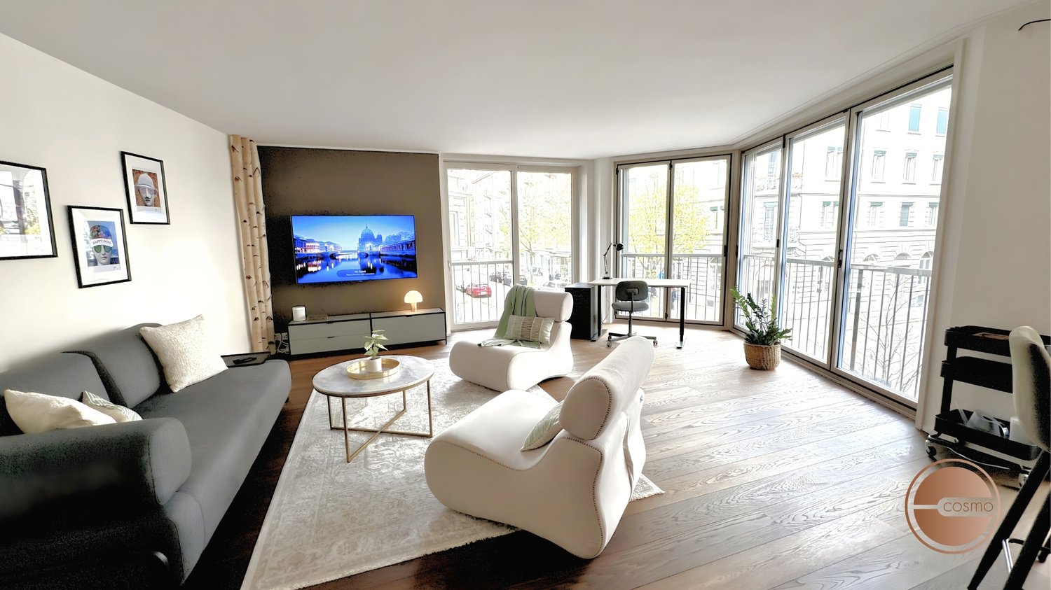 2 ½ rooms furnished flat