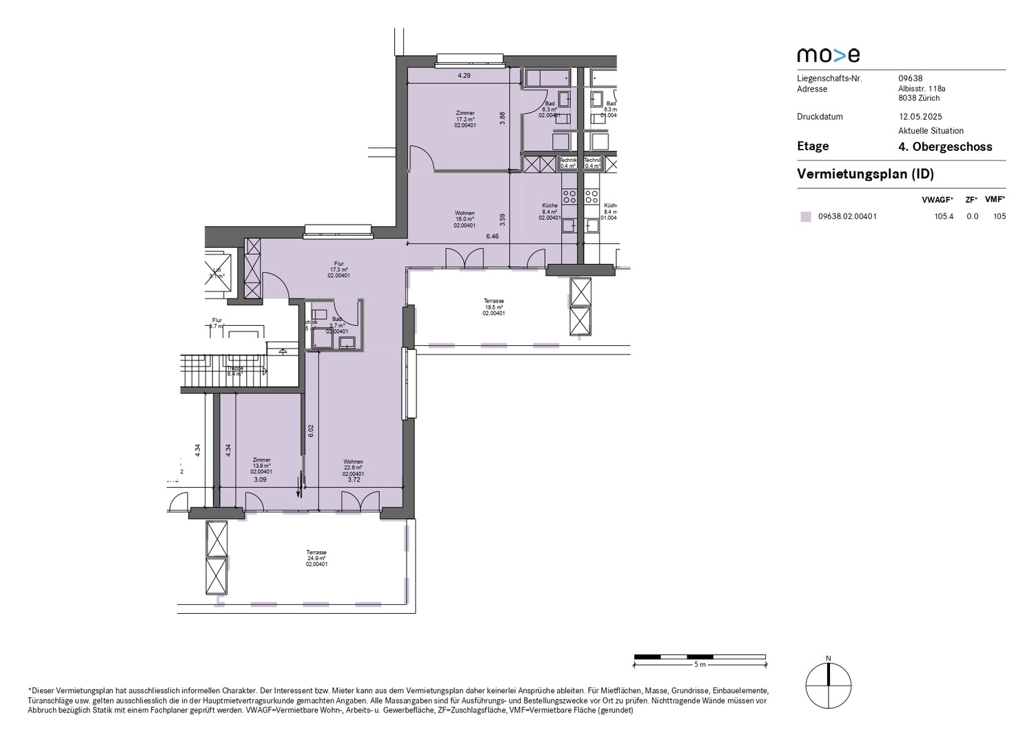 3 ½ rooms apartment