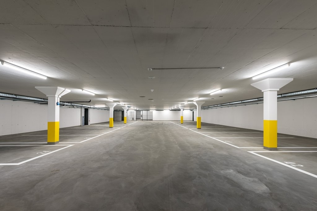 Covered bike parking