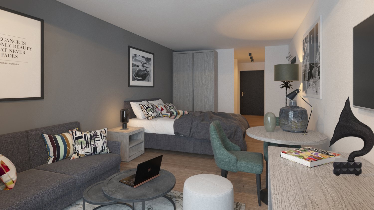 1 ½ rooms furnished flat
