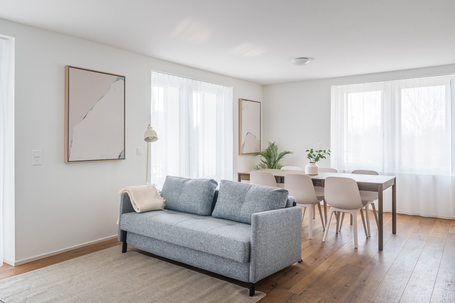 2 ½ rooms furnished flat
