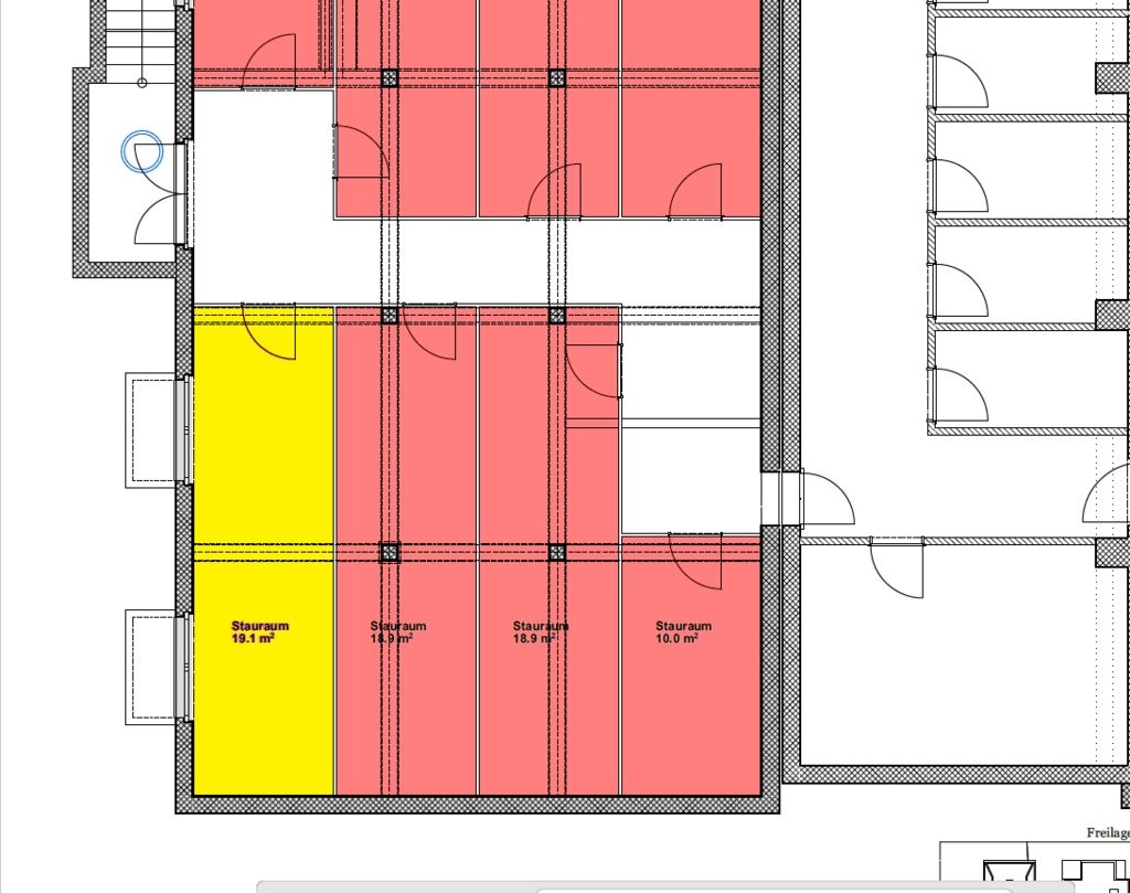 19m² storage room