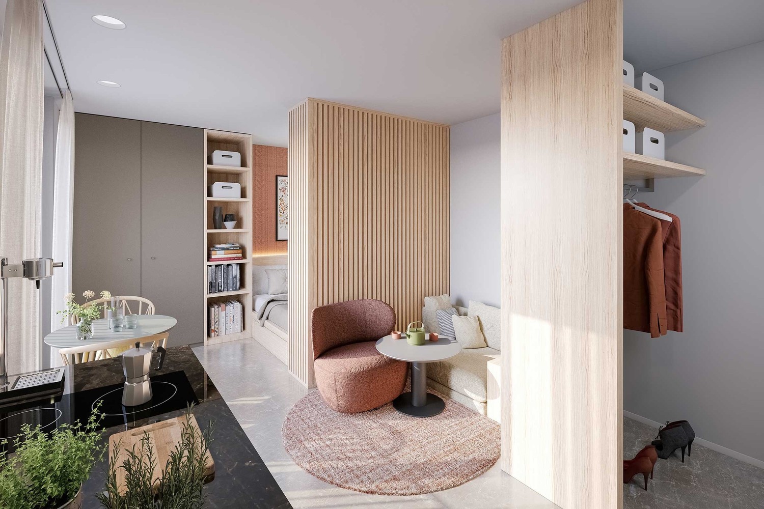 1 ½ rooms furnished flat