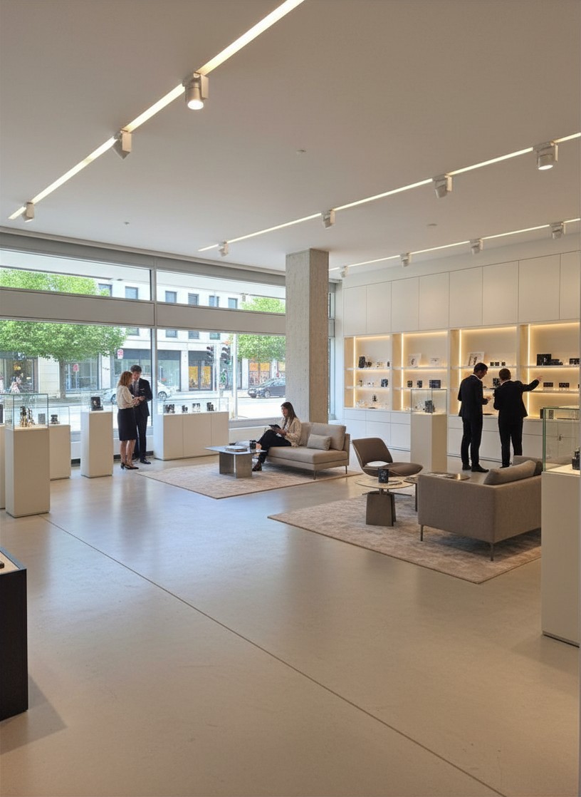 243m² shop