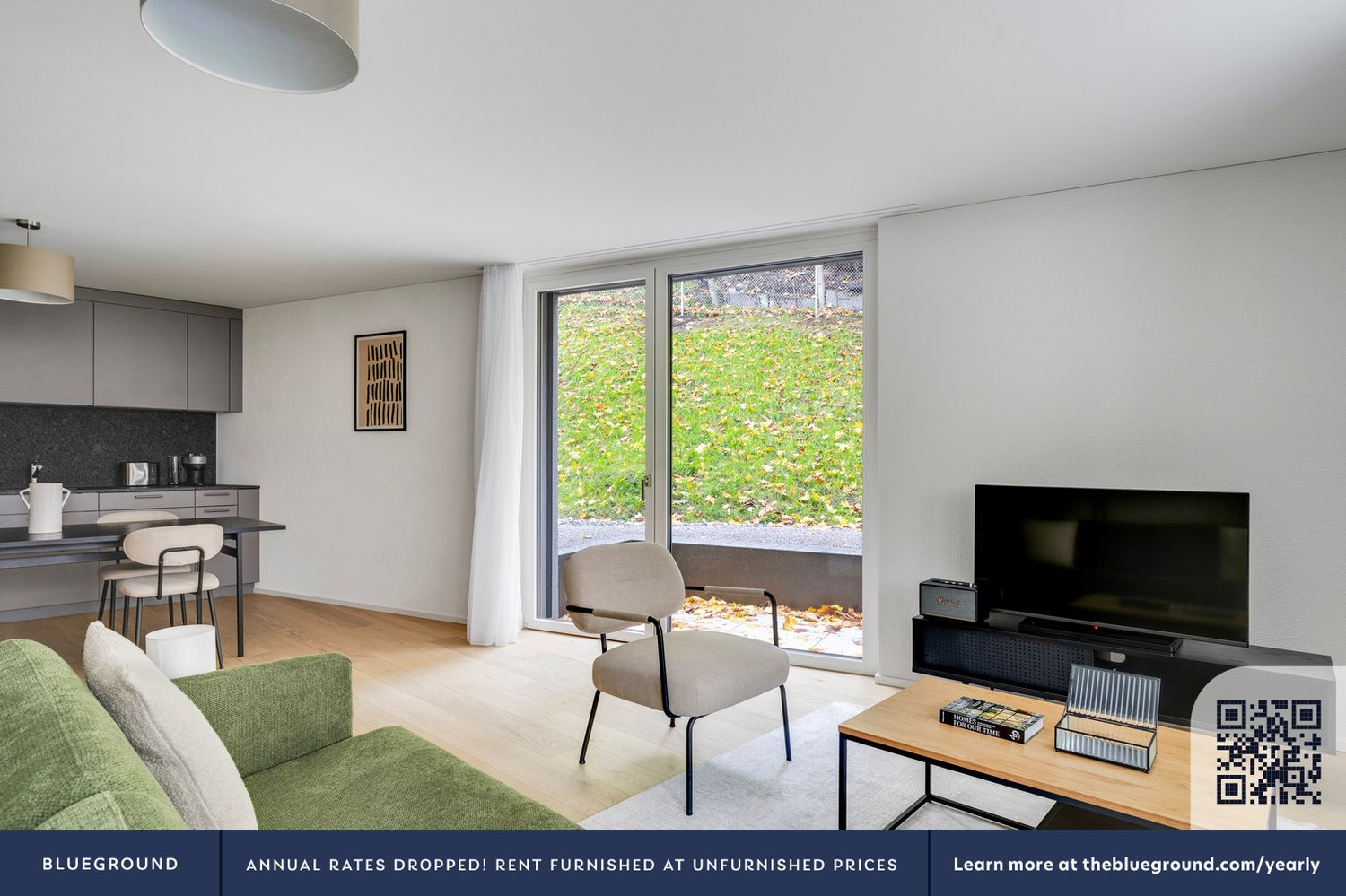 3 ½ rooms furnished flat