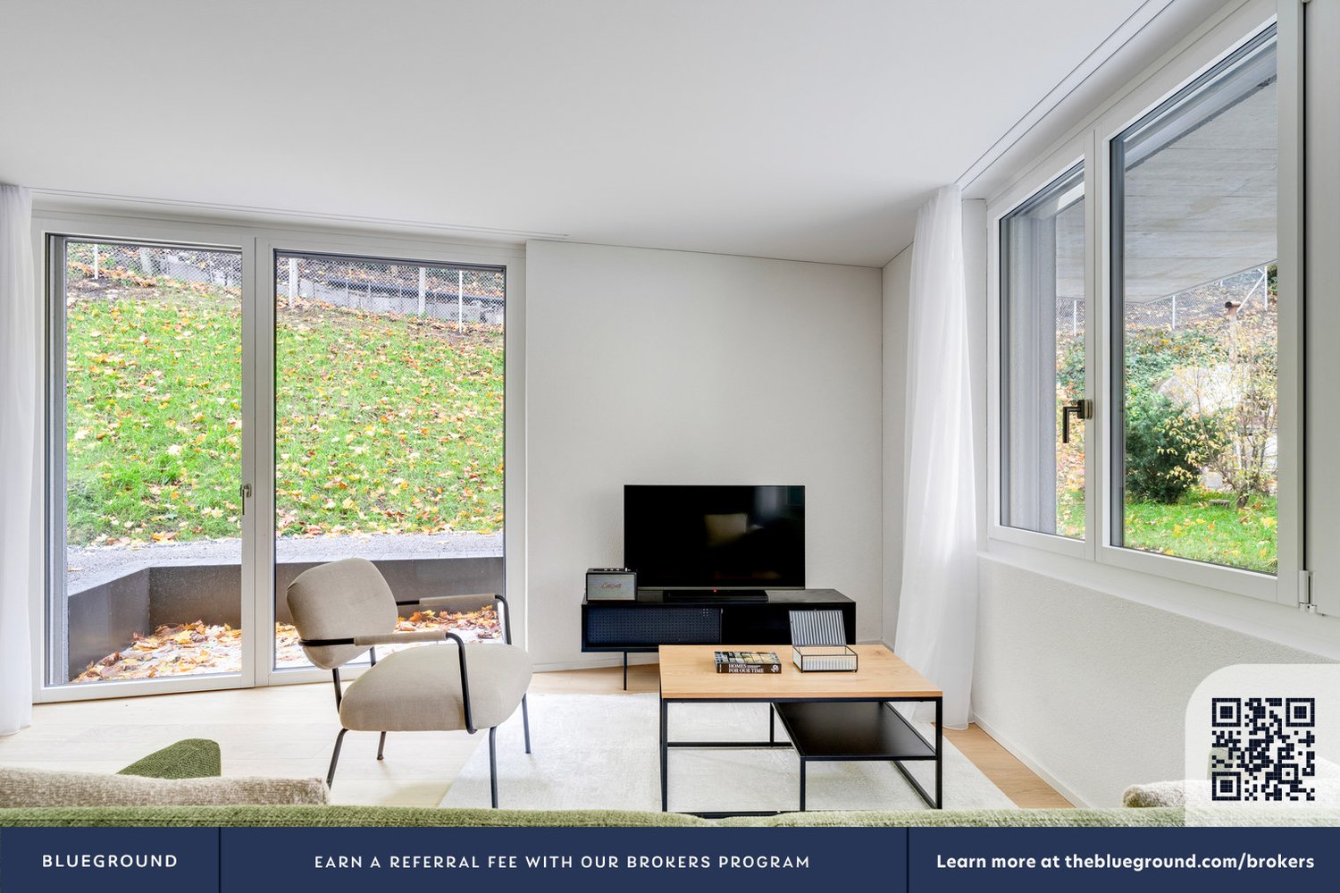 3 ½ rooms furnished flat