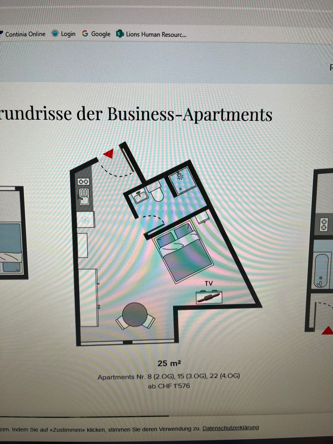 Appartement de 1 ½ pièce