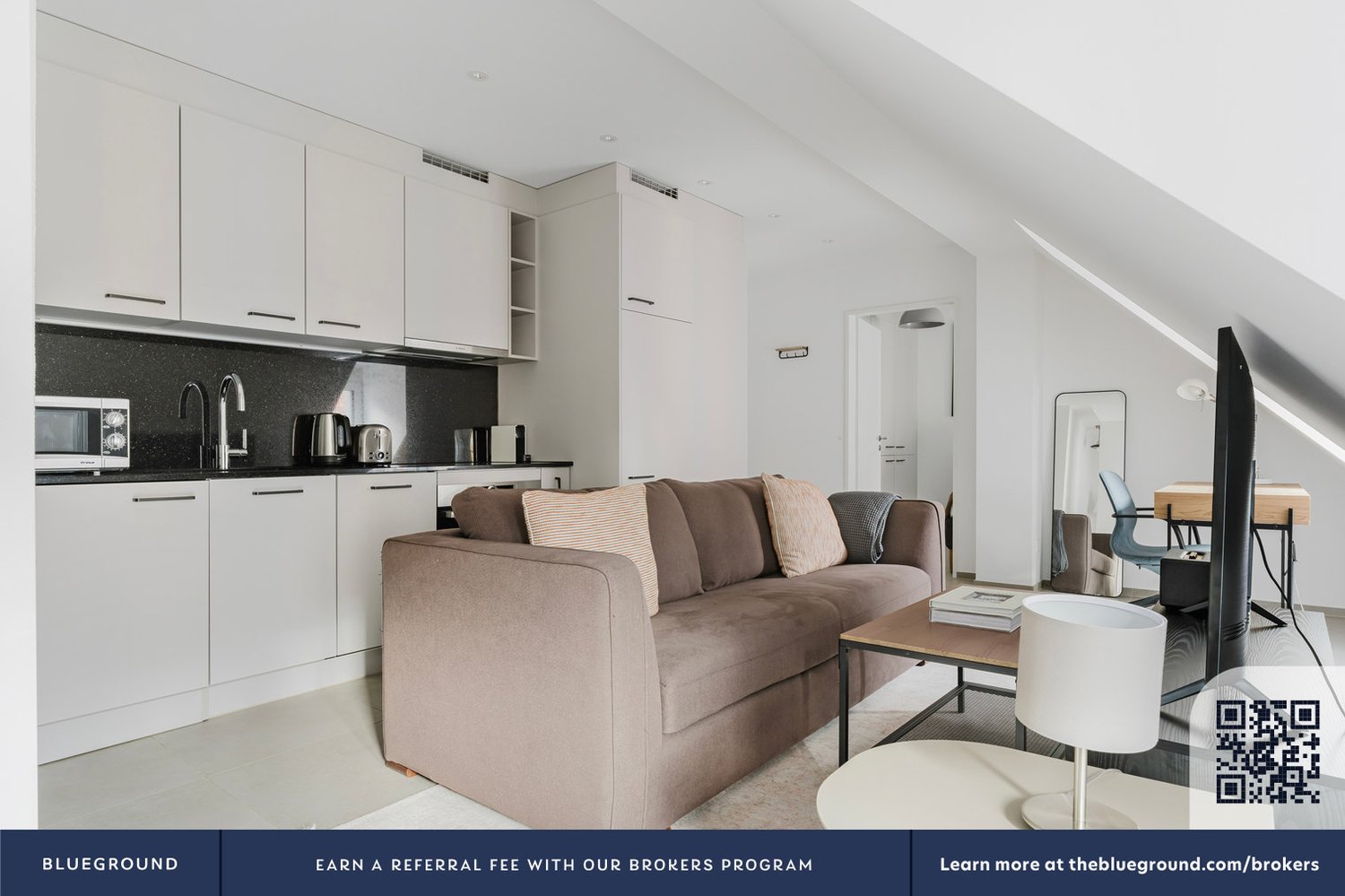 2 ½ pièces appartement meublé