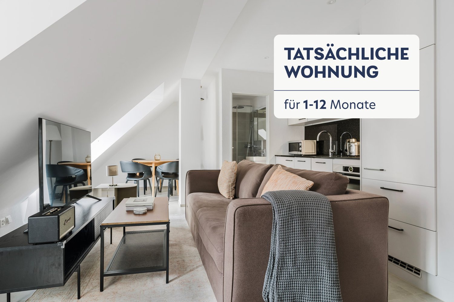 2 ½ pièces appartement meublé