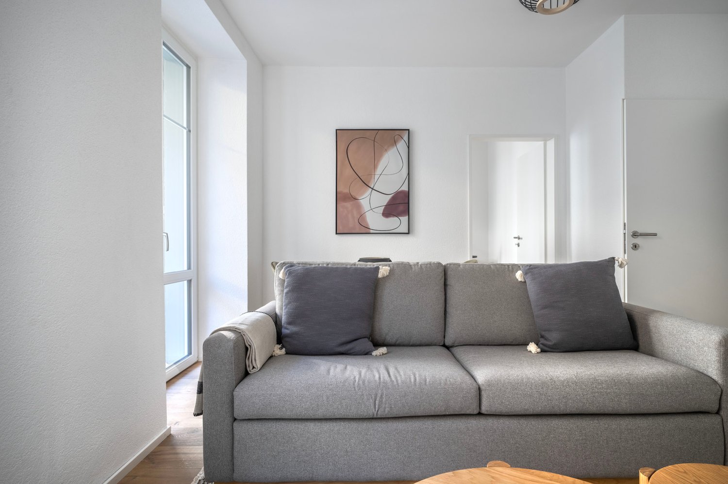 3 rooms furnished flat