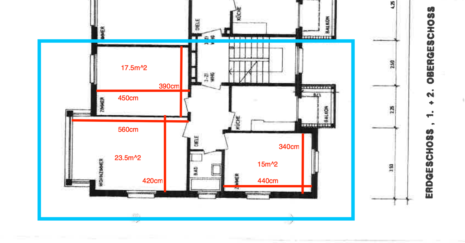 3 ½ rooms apartment