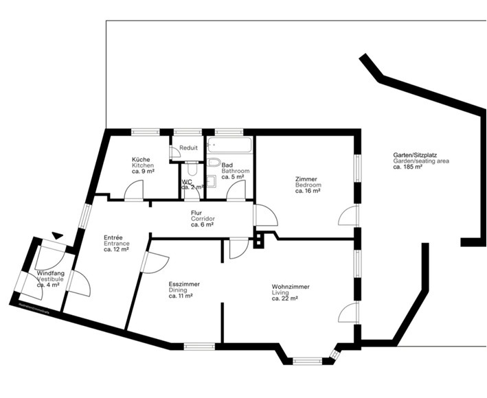 2 ½ rooms apartment