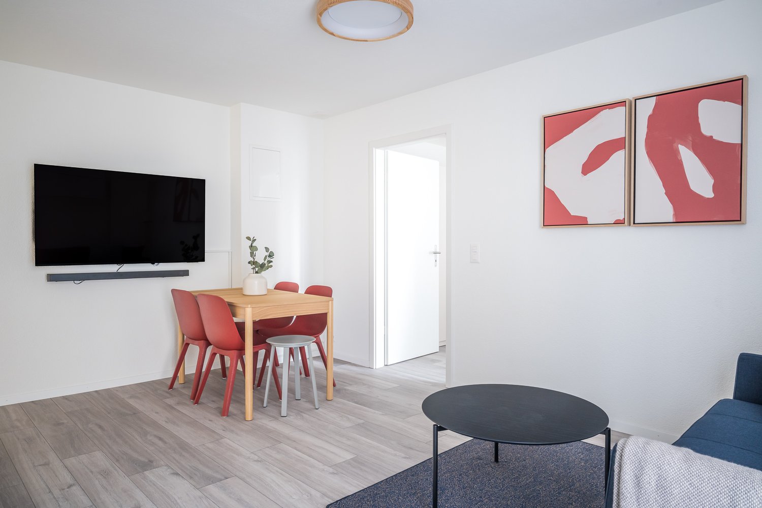 3 ½ rooms furnished flat