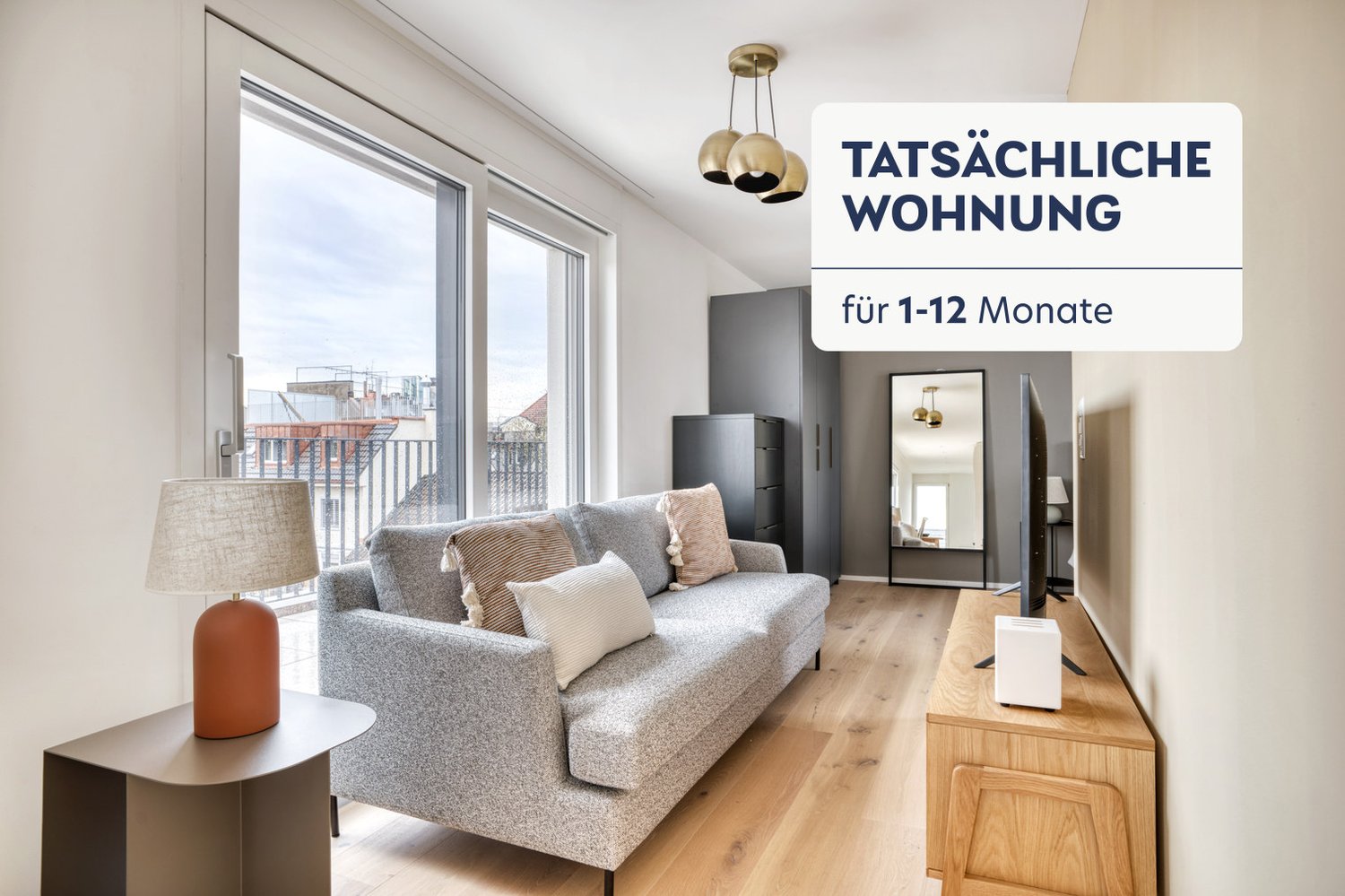 2 pièces appartement meublé