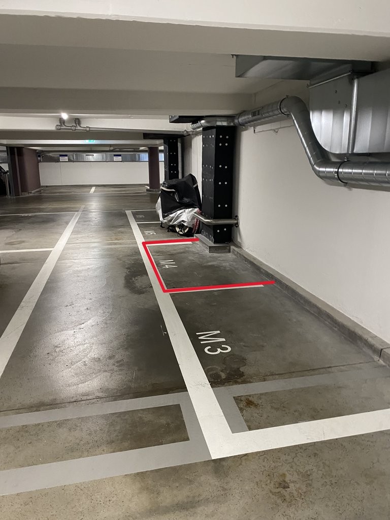 Covered bike parking