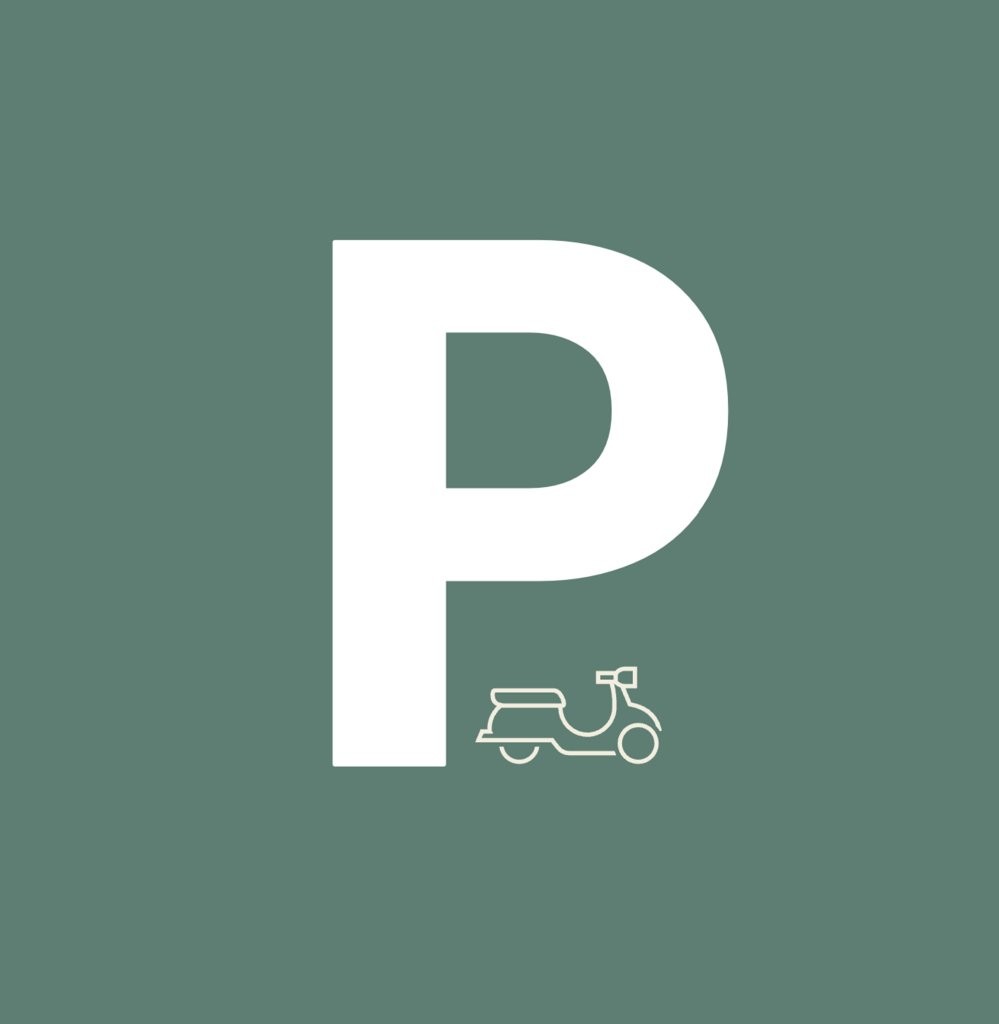 Covered bike parking
