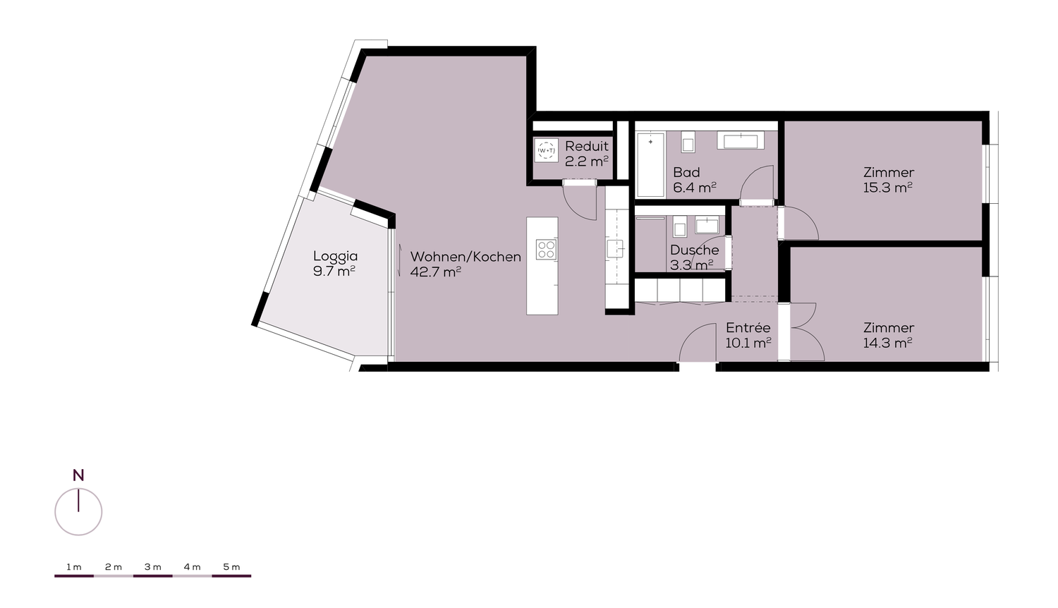 3 ½ rooms apartment