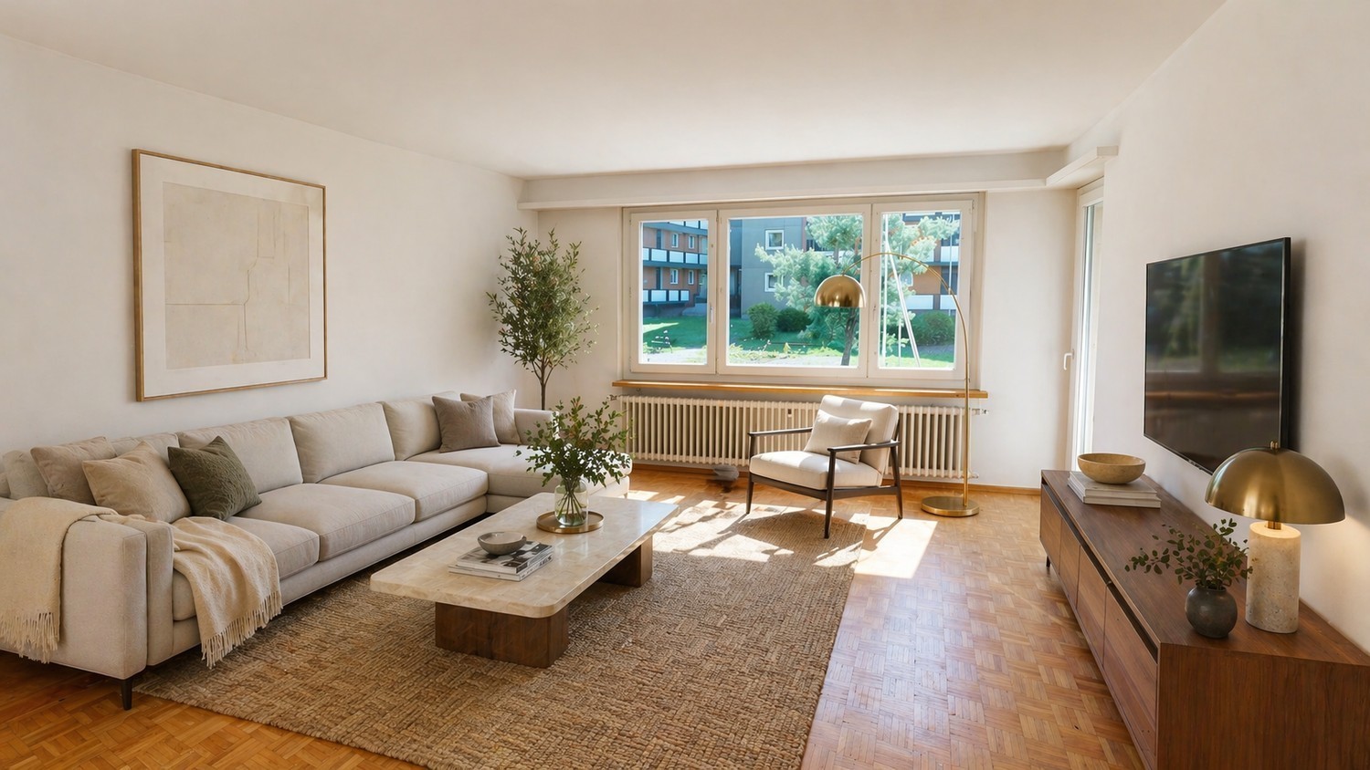 3 rooms apartment