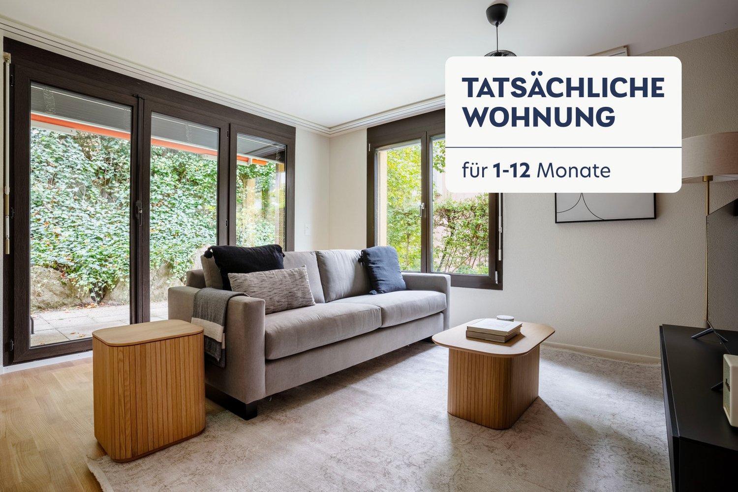 2 ½ rooms furnished flat
