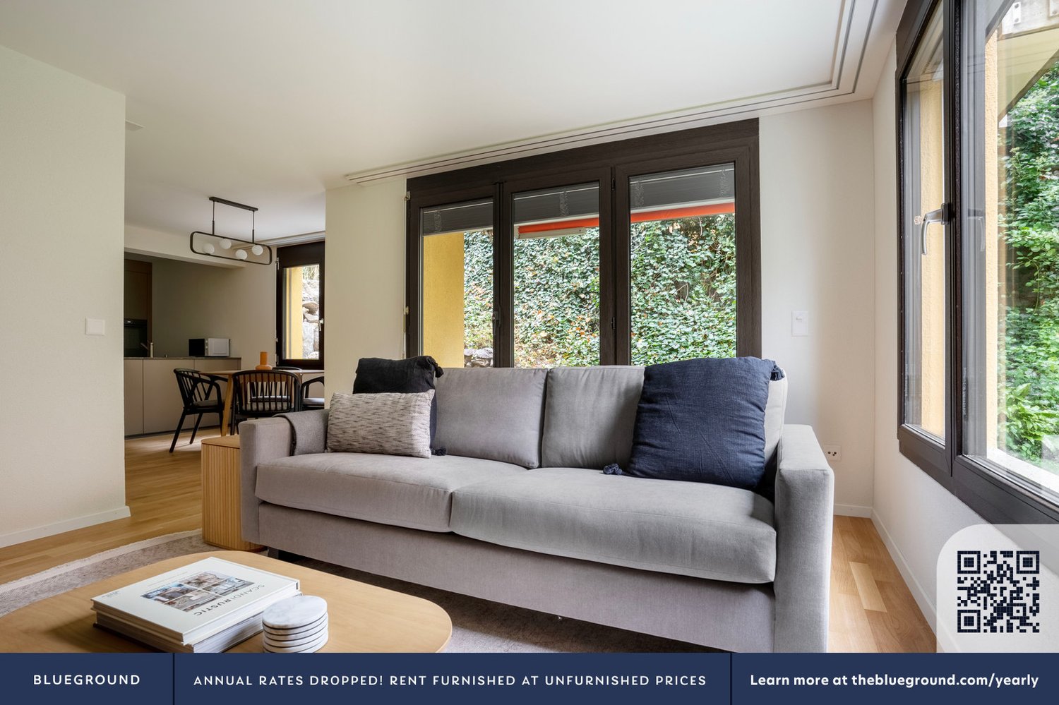 2 ½ rooms furnished flat