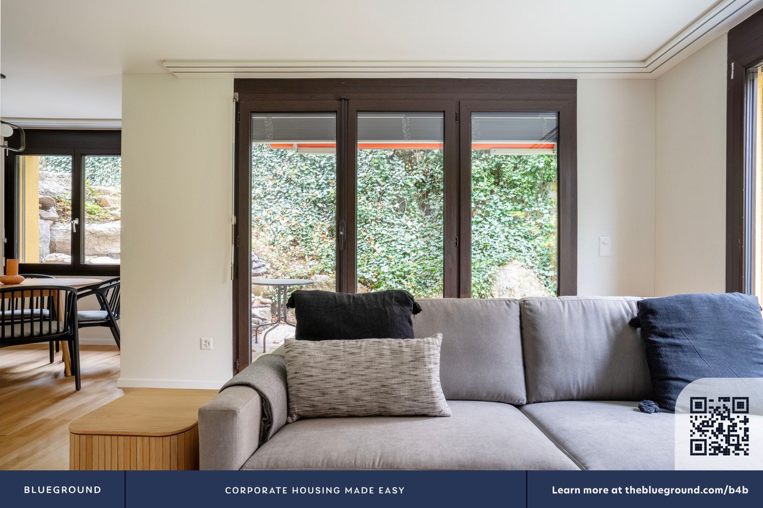 2 ½ rooms furnished flat