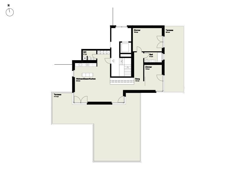 3 ½ rooms apartment