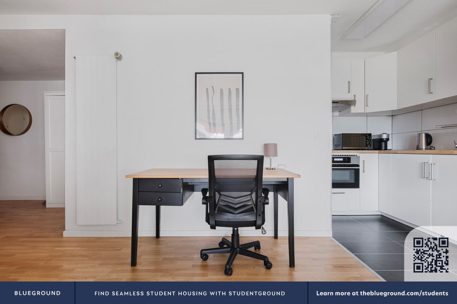 2 ½ rooms furnished flat