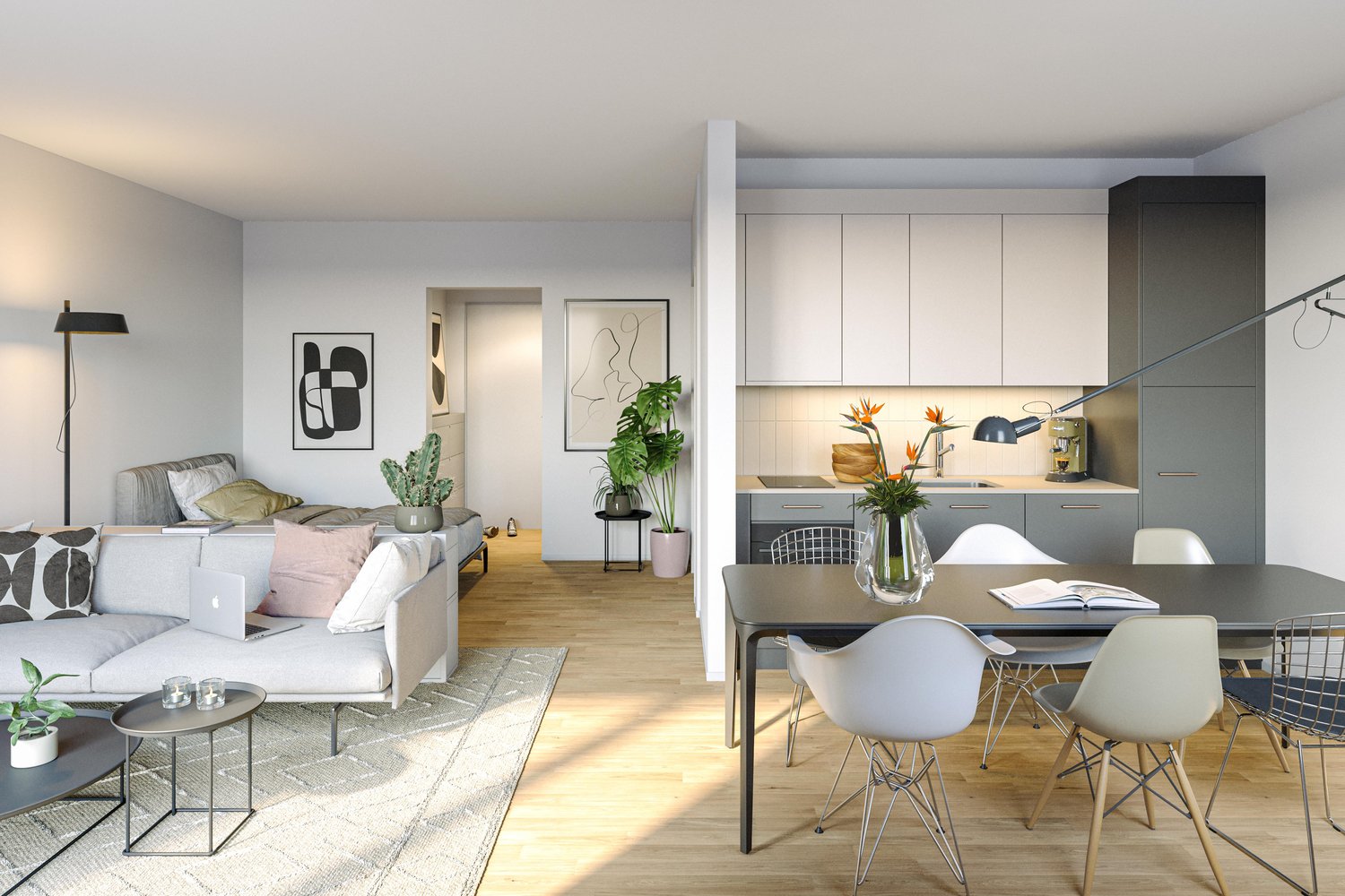 1 ½ rooms apartment