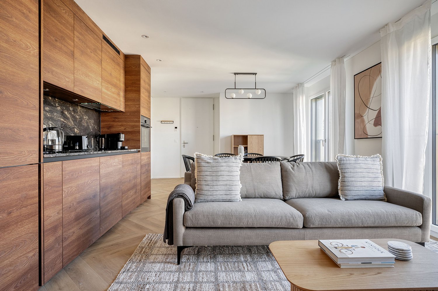 3 ½ rooms furnished flat