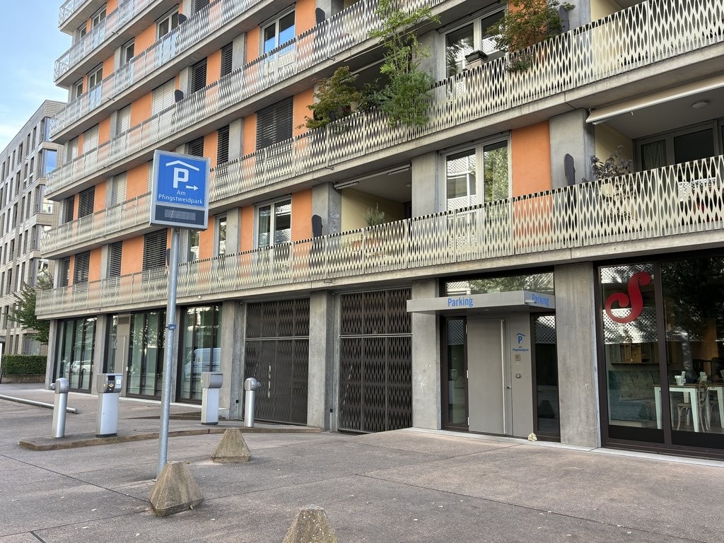Covered bike parking