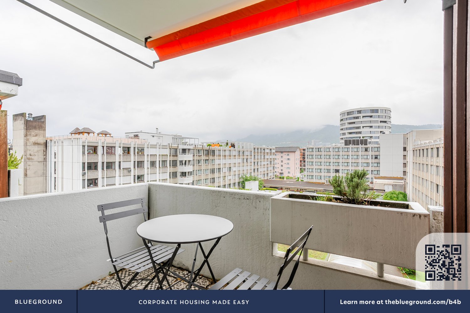 3 ½ rooms furnished flat