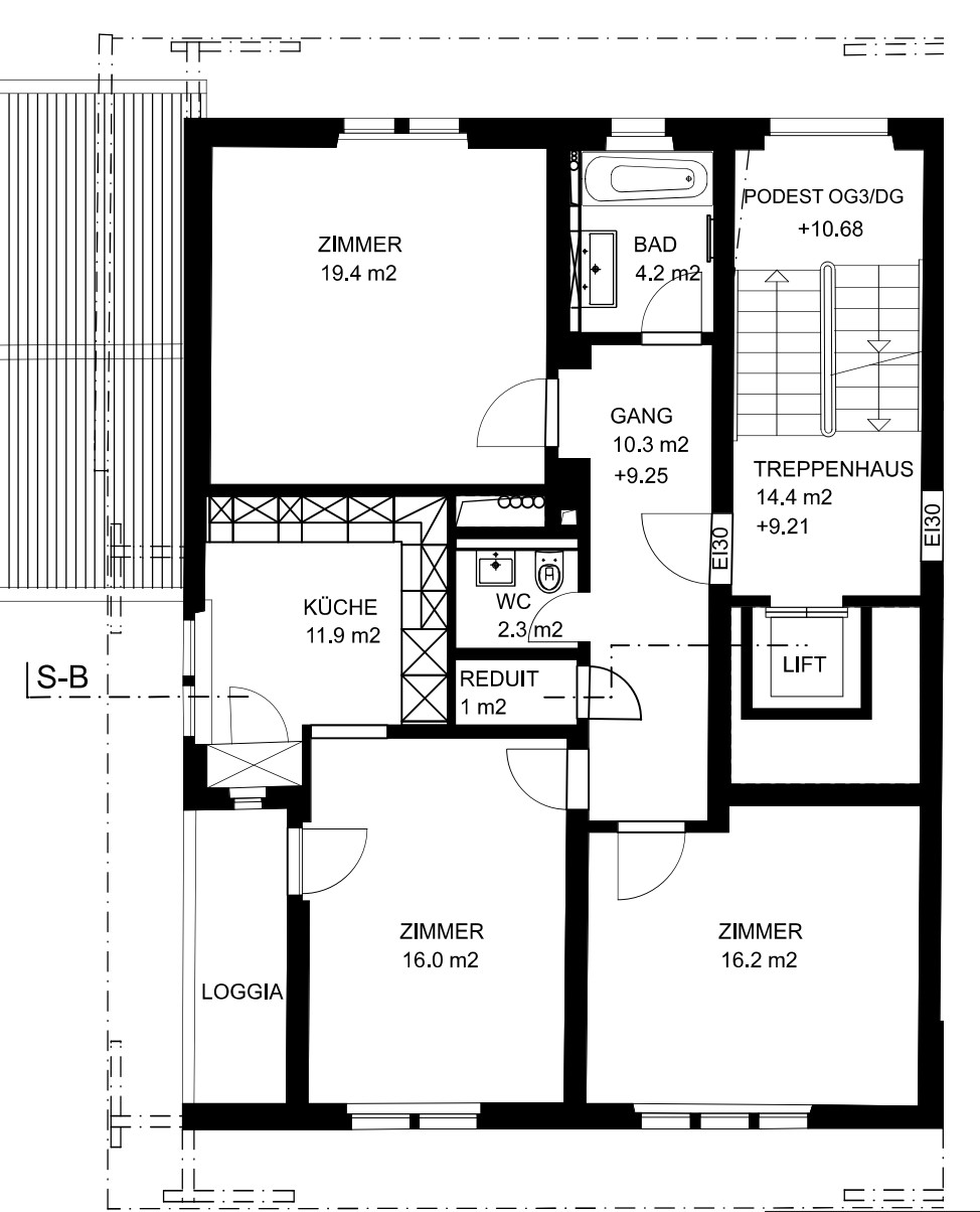 3 ½ rooms apartment