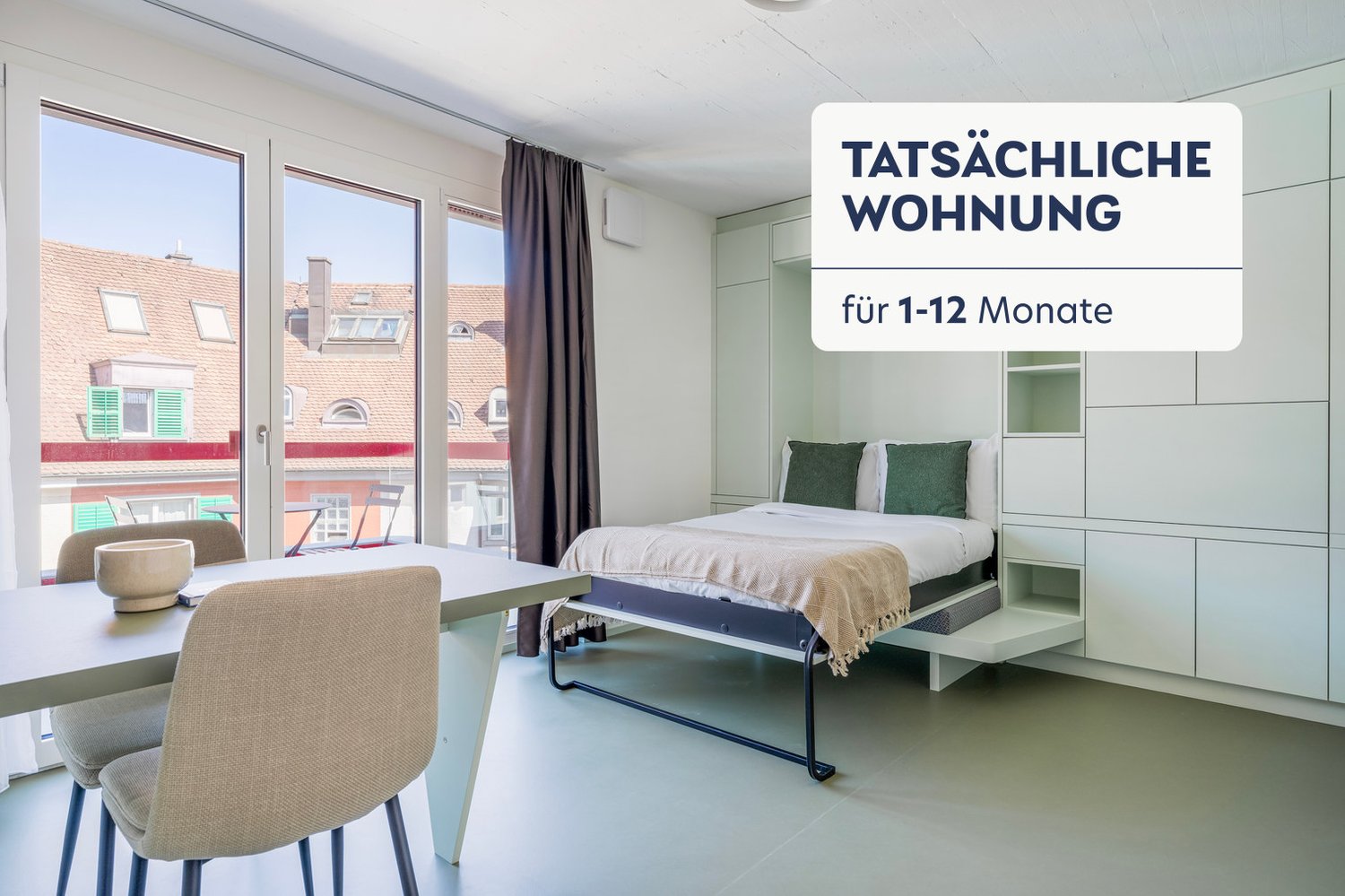 1 ½ rooms apartment