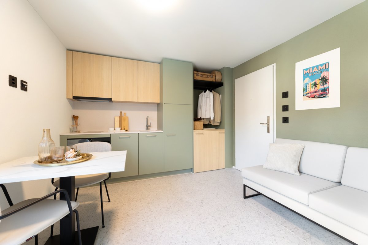 Appartement meublé de 2 pièces