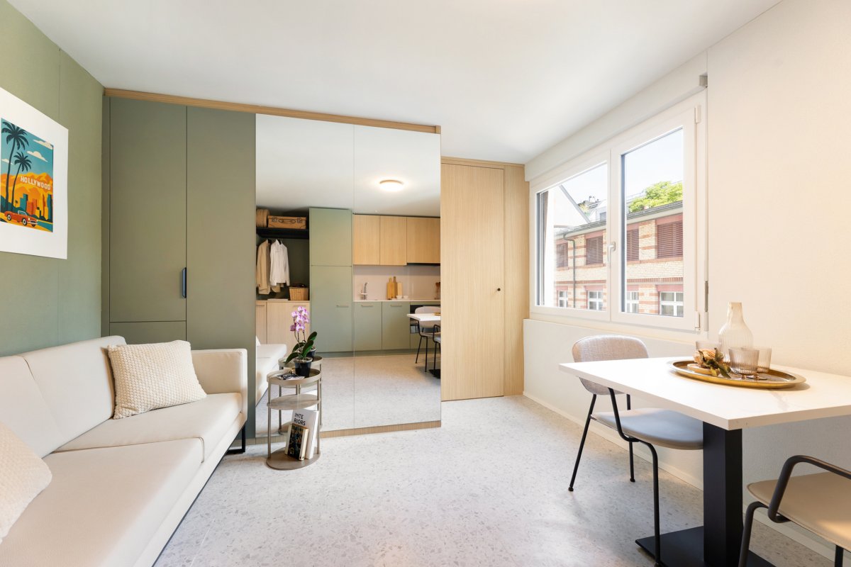 Appartement meublé de 2 pièces