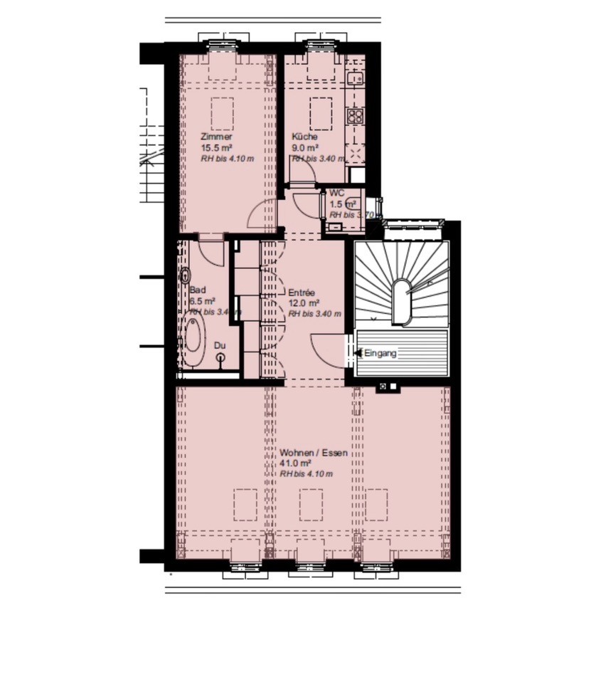 2 ½ rooms apartment